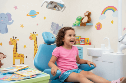 Children's dentistry — colourful pediatric room
